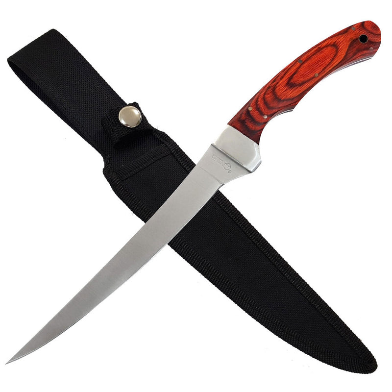 Fury Flexi Fillet Knife with Pakkawood Handle