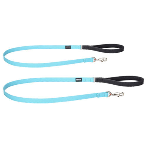 Elegant Vegan Leather Dog Lead (Turquoise)