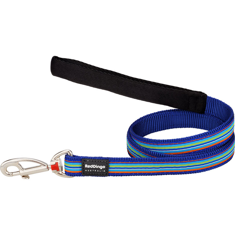  Correa para perros con rayas horizontales (azul marino)