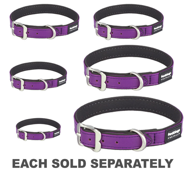 Elegant Vegan Leather Collar (Purple)