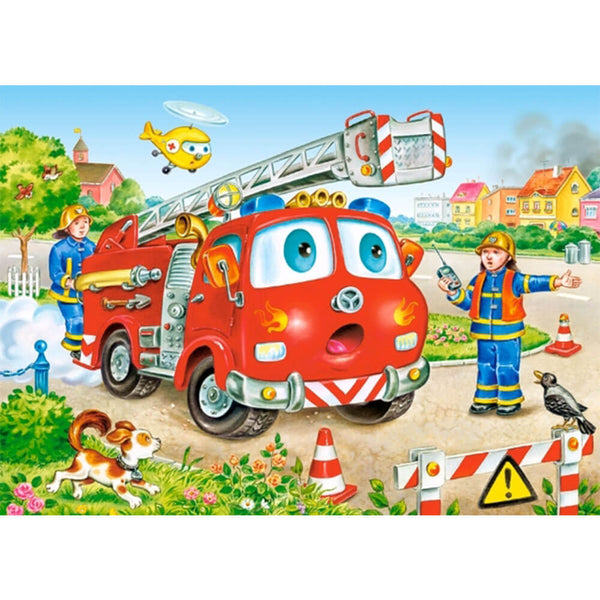 Castorland Firefighters Team Jigsaw Puzzle 35pcs