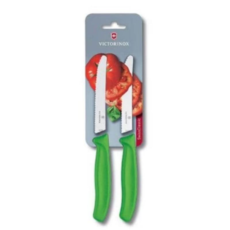  Victorinox Cuchillo Para Carne Y Tomate Punta Redonda 2uds 11cm