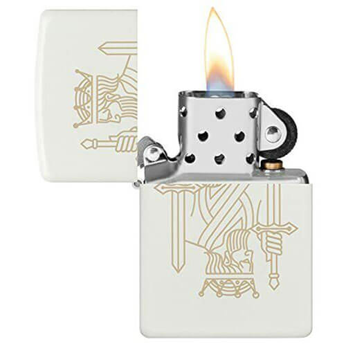 Zippo King Queen Design Lighter