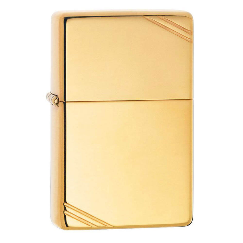  Encendedor Zippo High Polish Vintage con barras diagonales