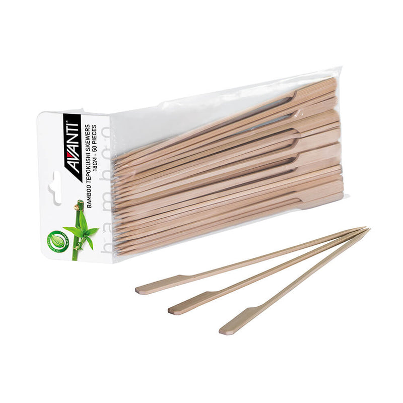  Brochetas Avanti Bamboo Tepokushi (50 unidades/paquete)