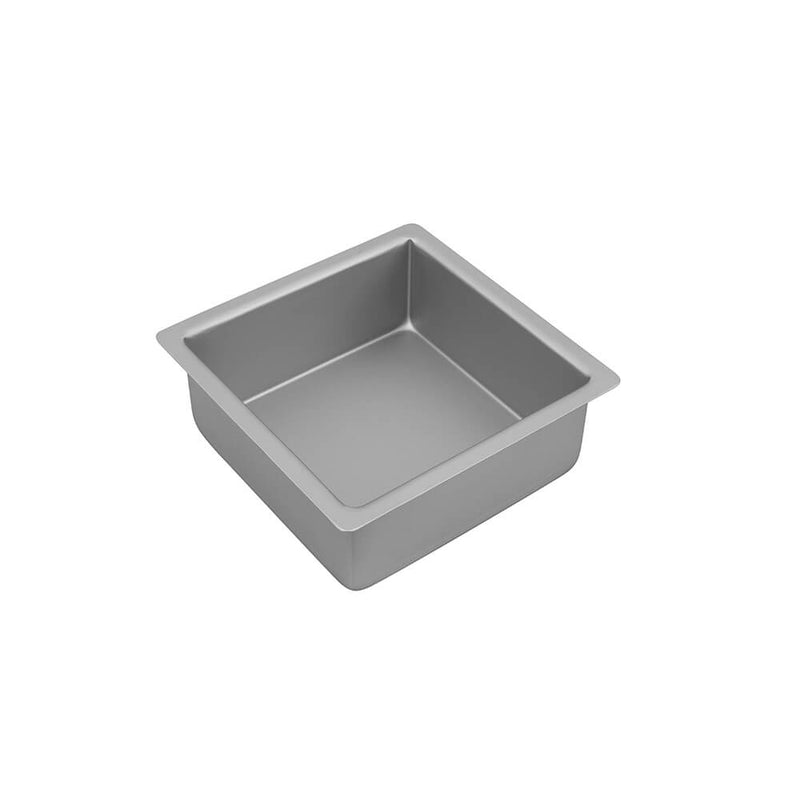 Bakemaster Square Cake Pan (Silver Anodised)