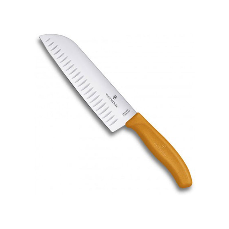  Cuchillo Santoku Clásico Estriado Hoja Ancha Blister 17cm