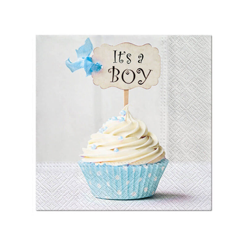  Servilleta de almuerzo Paw Cupcake 33 cm (paq. 20)