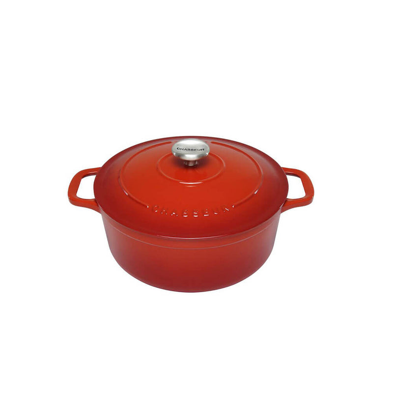  Horno Francés Redondo Chasseur (Rojo Inferno)