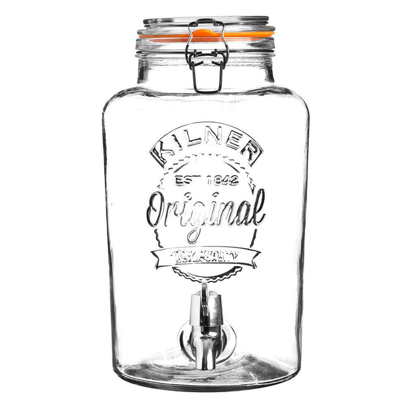  Dispensador de bebidas redondo con tapa de clip Kilner