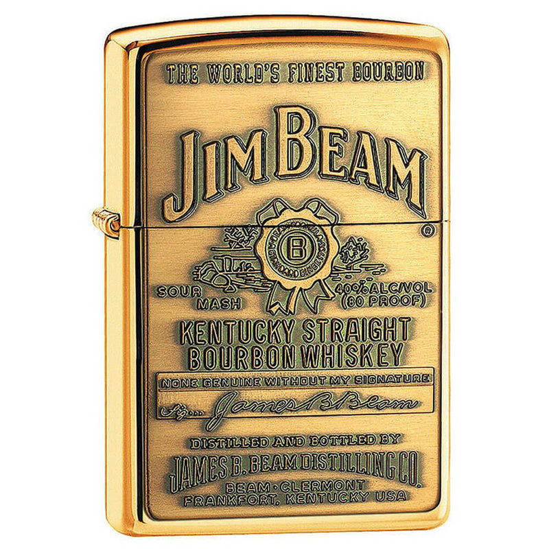  Encendedor Jim Beam Full Label Chip de alto brillo