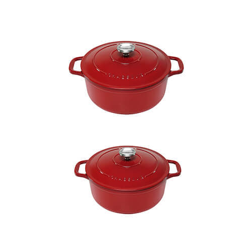 Chasseur Round French Oven (Federation Red)