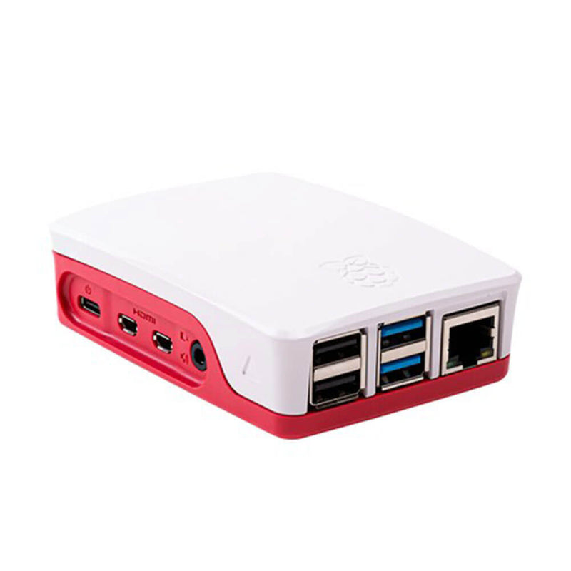 Estuche Oficial Raspberry Pi (Rojo y Blanco)