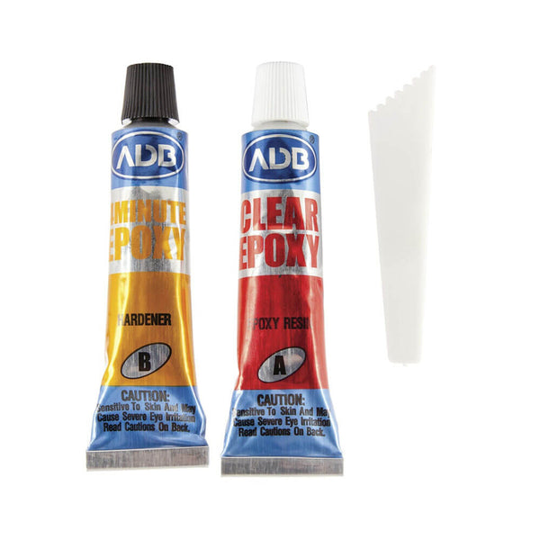 ADB 4 Minute Dual Tube Clear Epoxy Bond Glue (34mL)