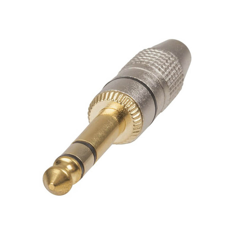  Conector estéreo profesional de 6,5 mm (dorado)