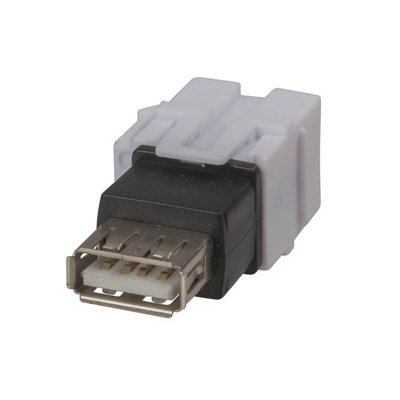  Conector de inserción Keystone (blanco)