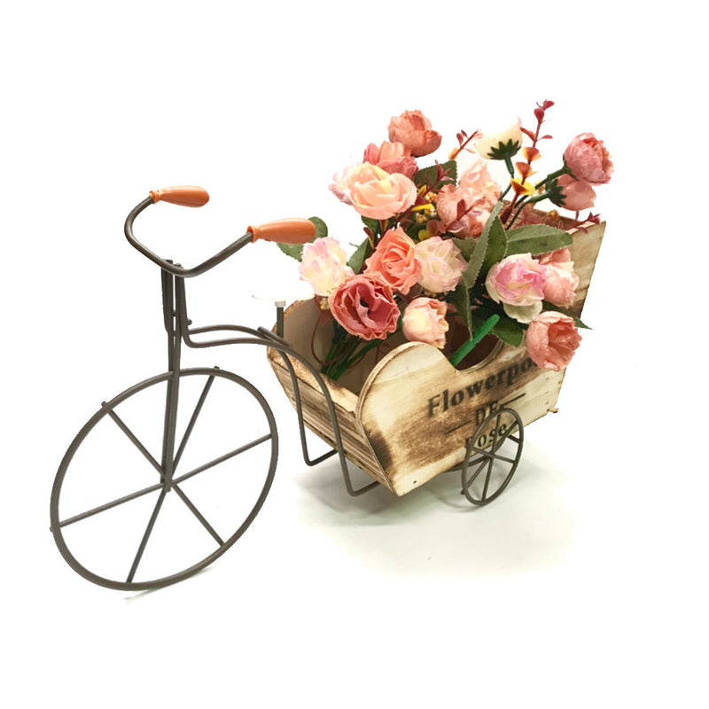 Flowerpot de Rose 3-Wheeled Bicycle w/ Flower Décor