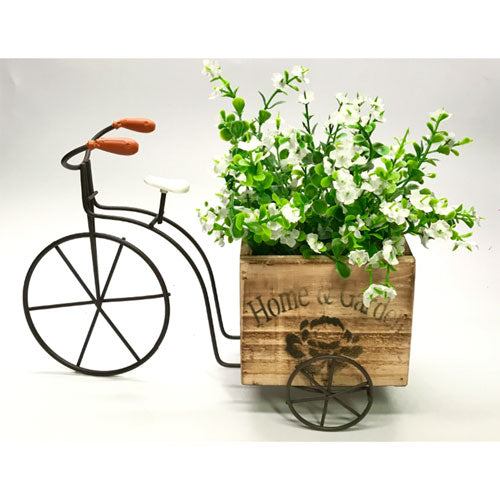 Home & Garden 3-Wheeled Bicycle w/ Flower Box Décor