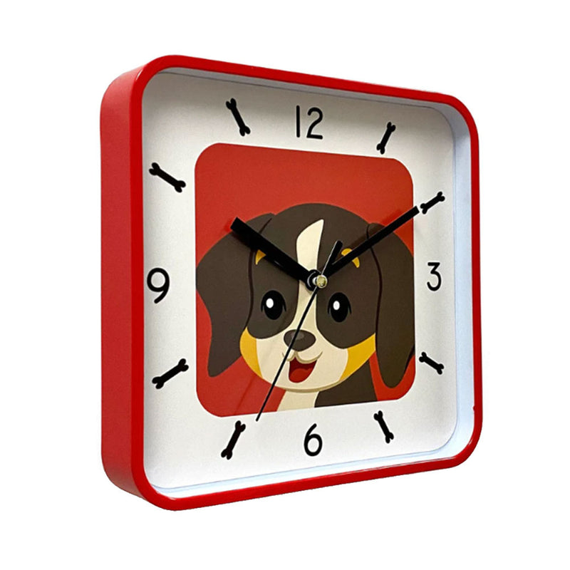  Reloj Cuadrado Perrito pequeño