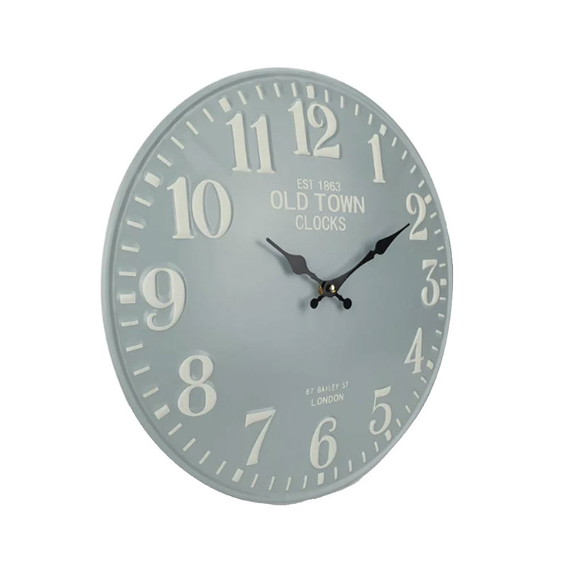 Die Plate Metal Wall Clock (Step Mode)