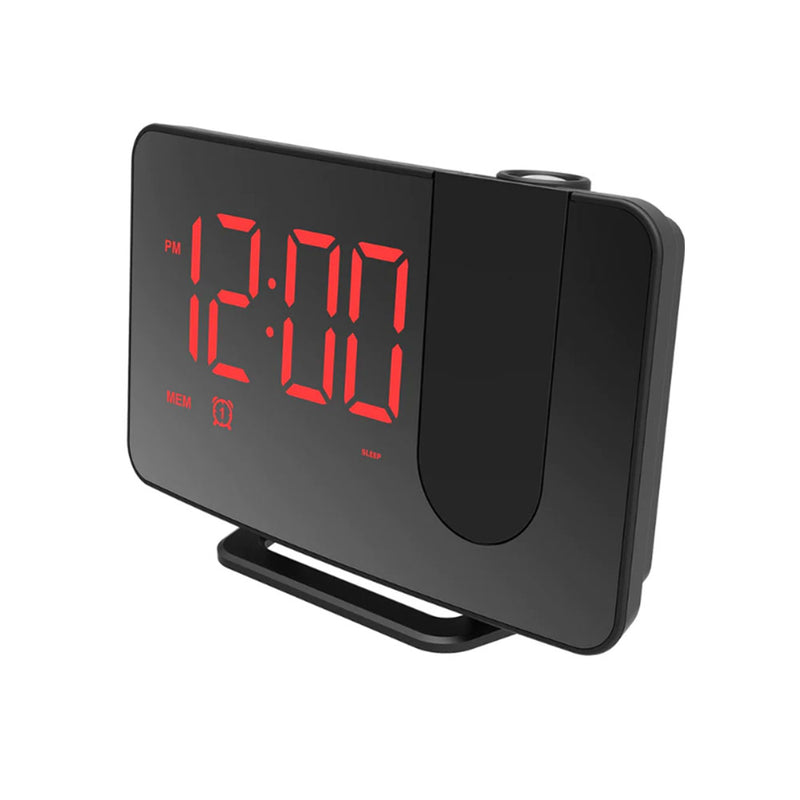  Radio Reloj Digital LED con Proyector