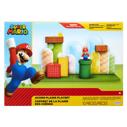 World of Nintendo 2.5" Acorn Plains Playset Figures