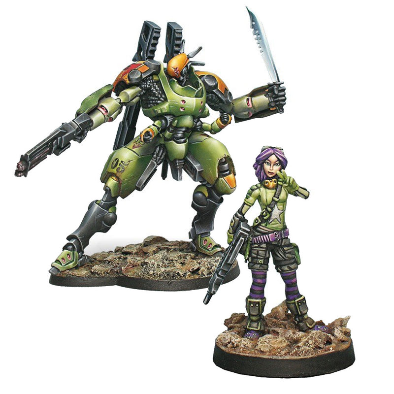 Infinity NA2 Miniatures Scarface and Cordelia