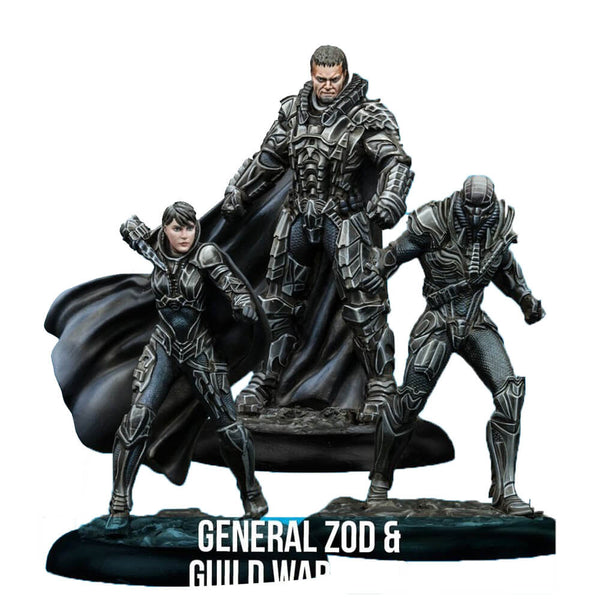 DC Miniature Game General Zod & Guild Warrior