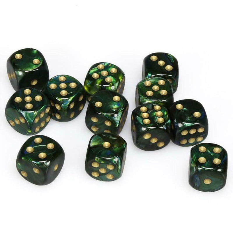  D6 Dados Escarabajo 16mm (12 Dados)