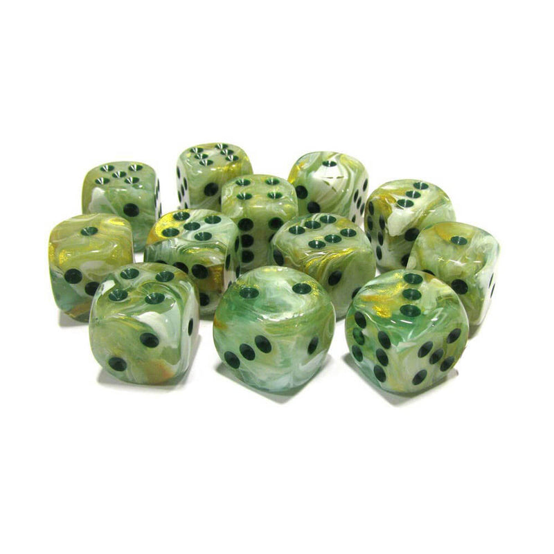  D6 Dados Canica 16mm (12 Dados)