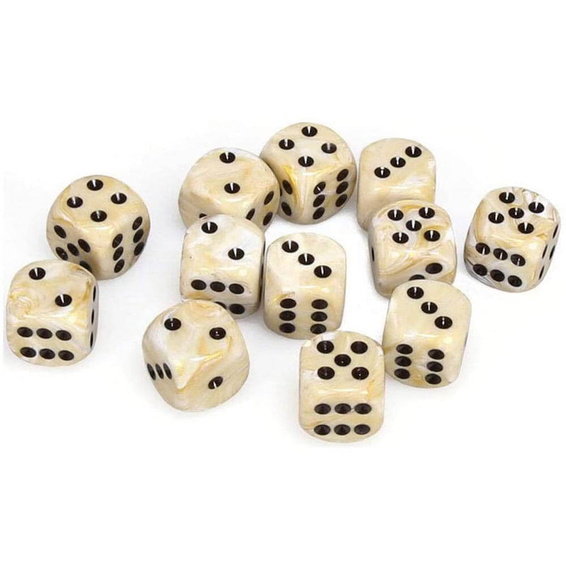  D6 Dados Canica 16mm (12 Dados)