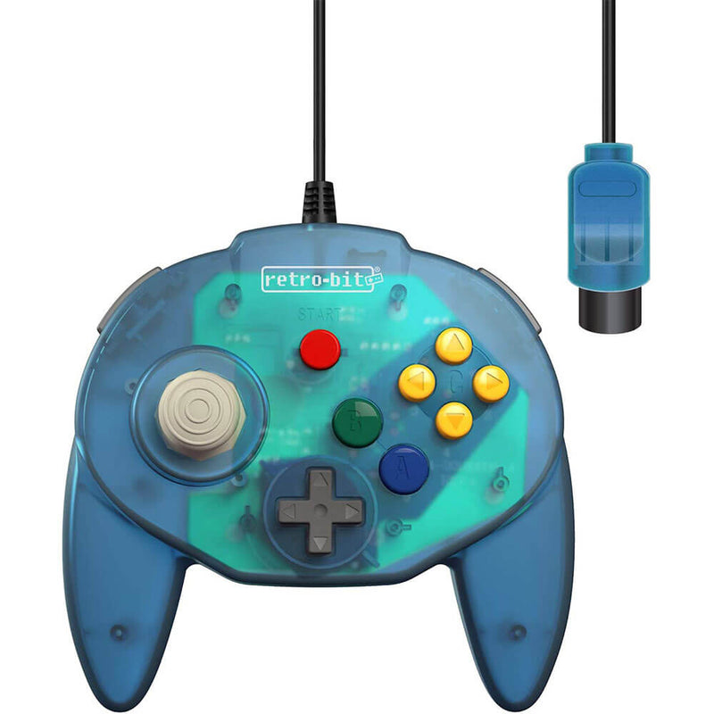  Controlador con cable Retro-Bit Tribute64 N64