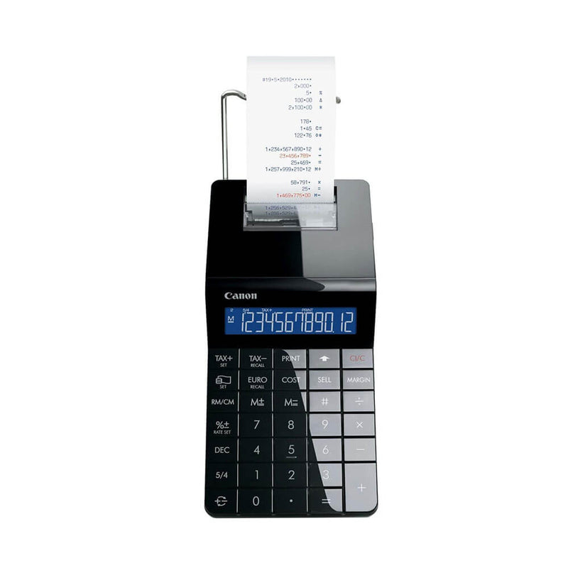 Calculadora de impresión portátil de 12 dígitos Canon de 12 dígitos