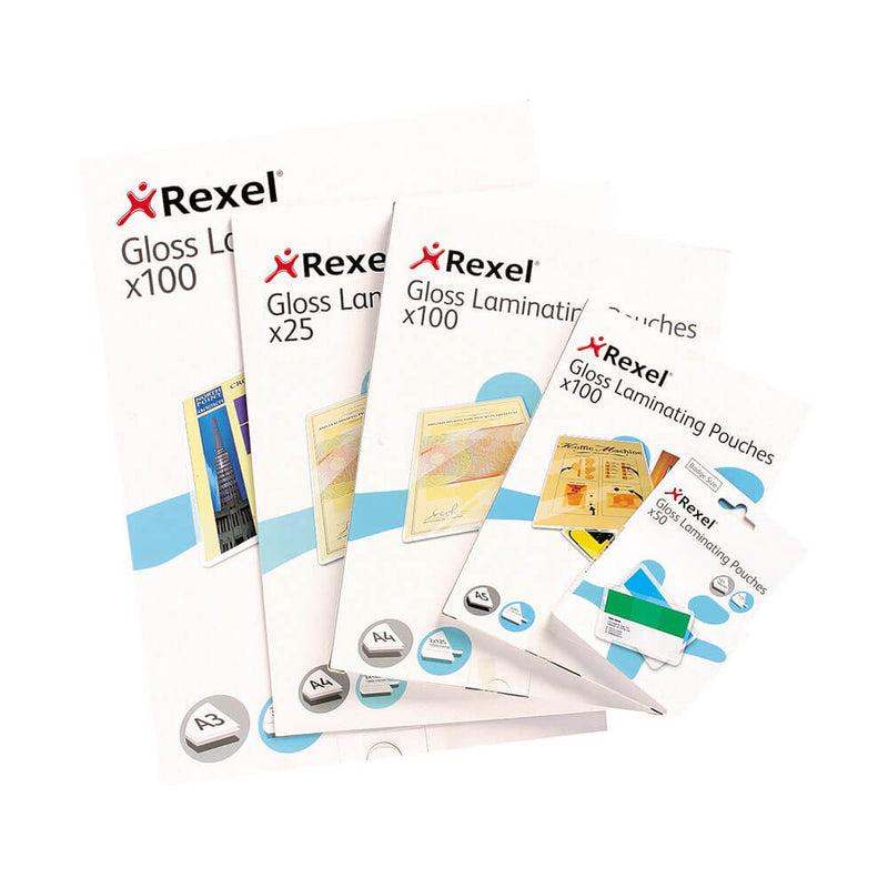  Bolsas para plastificar Rexel A4, paquete de 100