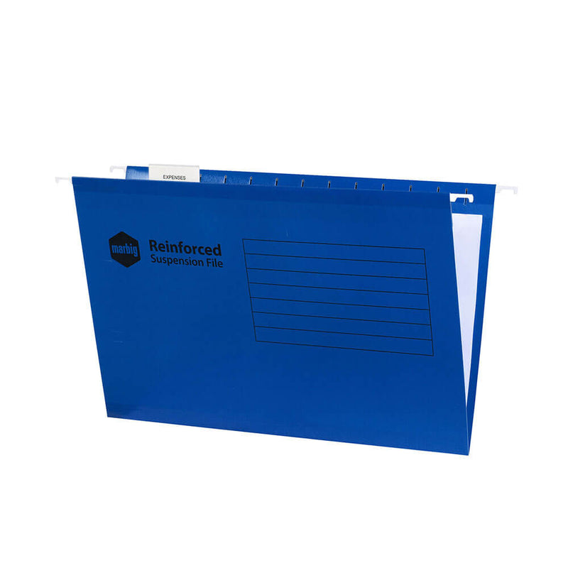  Limas colgantes Marbig Foolscap, paquete de 25