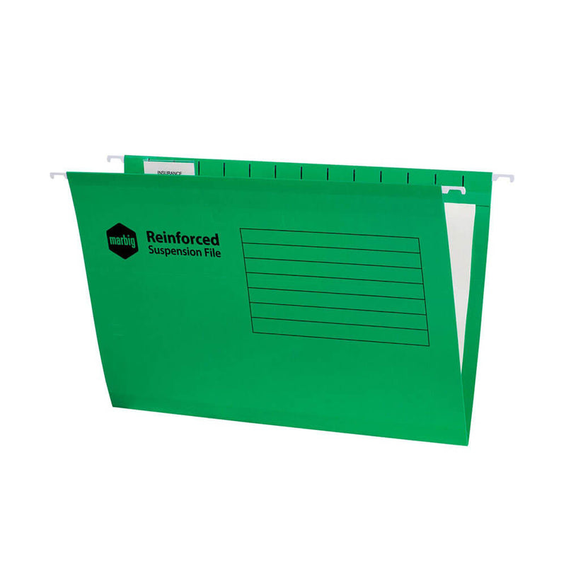  Limas colgantes Marbig Foolscap, paquete de 25