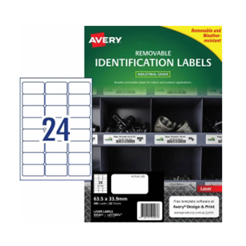 Avery Heavy-duty Removable Label A4