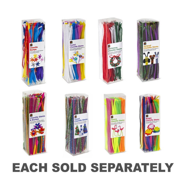 EC Chenille Stems 30cm 200pk