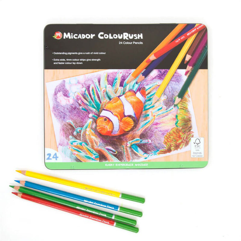  Micador Colourush Lápices de Colores Surtidos