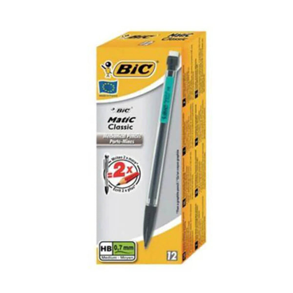  Portaminas BiC Matic Original 0.7mm 12uds (Surtidos)