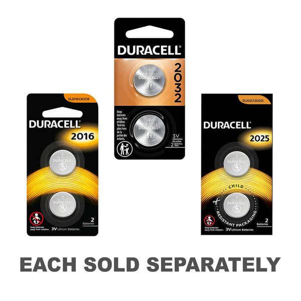 Duracell Lithium Button Batteries (2pk)