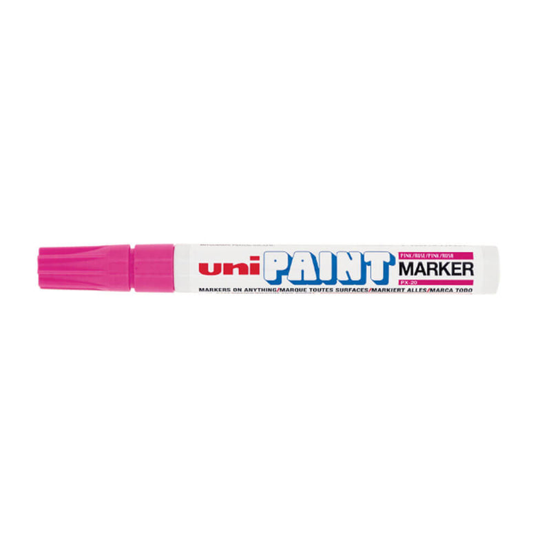  Uni PX20 Marcador de pintura con punta de bala mediana 12 piezas