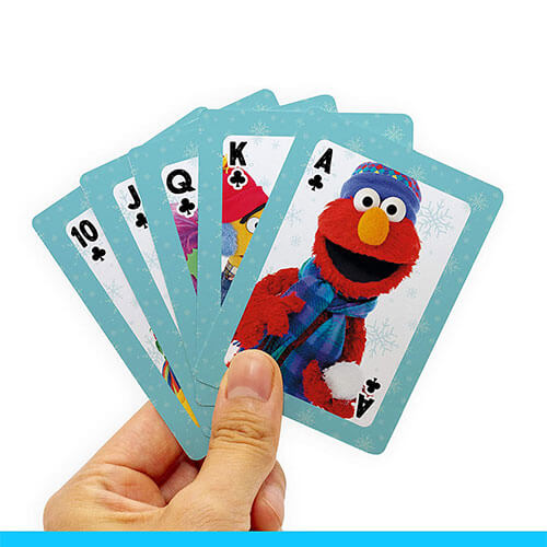 Aquarius Sesame Street Christmas Card Game