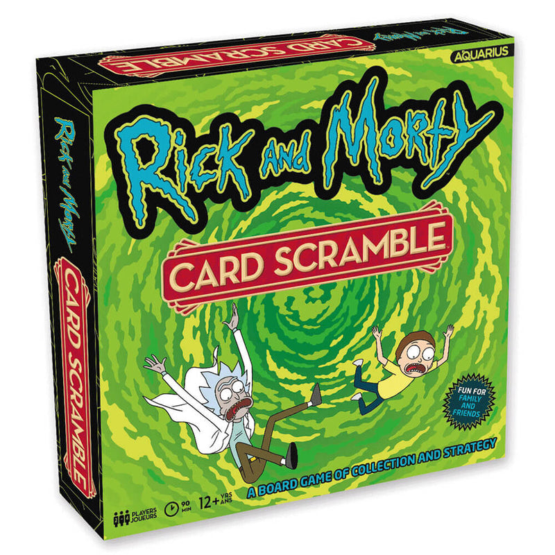 Rick & Morty Card Scramble Board Game