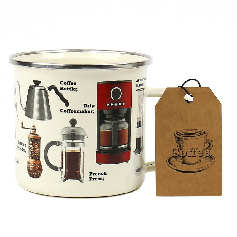  Taza esmaltada para acampar de Gift Republic